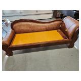 LARGE ASIAN WOODEN HEATING BED - SUPER HEAVY SO