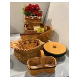 GROUP OF LONGABERGER BASKETS