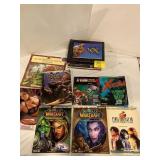 WARCRAFT & FINAL FANTASY GAME GUIDES, STACK OF