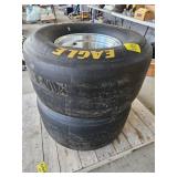 2 EAGLE GOOD YEAR DRAGWAY SPECIAL TIRES