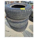 4 MISC RUBBER TIRES - TOP IS MICHELIN LT235/75