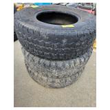 3 MISC RUBBER TIRES - TOP IS ALL TERRAIN