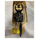 VINTAGE CAT CLOCK - UNTESTED