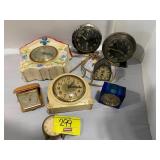GROUP OF KITCHEN CLOCKS, BIG BEN CLOCKS, TRAVEL