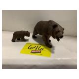 IV MARKED ANTIQUE GERMAN CARVED WOOD BEAR &