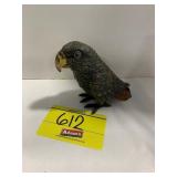 ANTIQUE VIENNA BRONZE PARROT BIRD 4' TALL