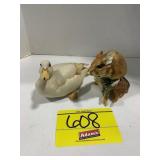 KAISER W GERMANY DUCK & MOUSE FIGURINES