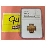 GRADED 1944 LINCOLN CENT