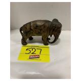 4' ANTIQUE CAST IRON ELEPHANT BANK