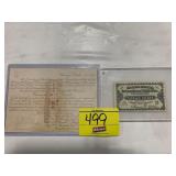 1876 INTERNATIONAL EXHIBITION PACKAGE TICKET,
