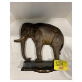 HEAVY 10' TALL B&H MARKED ANTIQUE CAST IRON