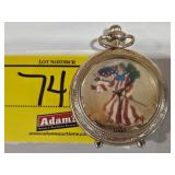 LIBERTY 2000 POCKET WATCH...NEW BATTERY IN DEC