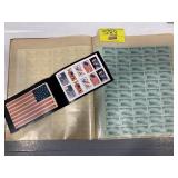 BINDER FULL OF ANTIQUE UNUSED STAMP SHEETS