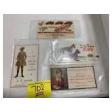 4 ANTIQUE ADVERTISING INK BLOTTERS