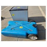 LOCKING ROLLAROUND SEAT CABINET, ROLLING PLASTIC