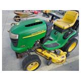 JOHN DEERE L110 AUTOMATIC RIDING MOWER - AS IS