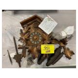 SCHATZ & SOHNE GERMAN CUCKOO CLOCK W/ DEER MOUNT