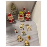 HH MARKED SANTA NAPKIN & S&P SHAKER SET, VINTAGE