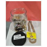 LARGE CONTAINER OF SCRAP JEWELRY, MULTISTRAND