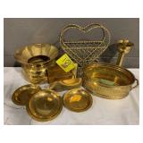 GROUP OF BRASS Dï¿½COR