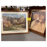 PISSARRO & BIG EYE FRAMED PRINTS