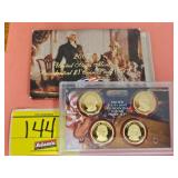 2007-S US MINT (4) COIN PRESIDENTIAL DOLLARS