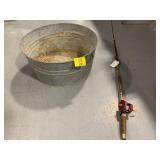 ABU GARCIA AMBASSADEUR ROD & REEL, GALVANIZED