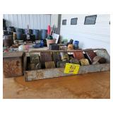 GROUP OF ANTIQUE ADVERTISING TINS IN ANTIQUE