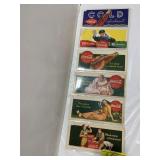6 1930S-40S COKE INK BLOTTER CARDS