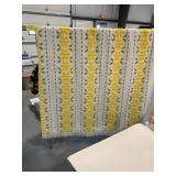 YELLOW FLOWER CHENILLE