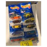 10 1990S HOT WHEELS CARS ON CARDS