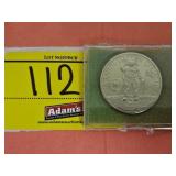 1994 TURKS AND CAICOS 5 CROWNS LUNAR LANDING 25TH