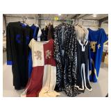RACK OF LARP OUTFITS OF ALL STYLES - RACK NOT