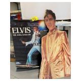 ELVIS CARDBOARD CUTOUT & MOUNTED POSTER