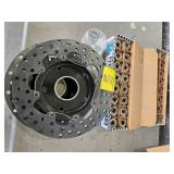 DRILLED BRAKE ROTOR SET, 2 BOXES SETS OF