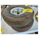 PAIR OF IMPLIMENT TIRES - 4.10X3.50-4