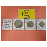 1776-1976-DENVER BICENTENNIAL DOLLAR, HALF