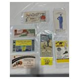 7 ANTIQUE ADVERTISING INK BLOTTER CARDS
