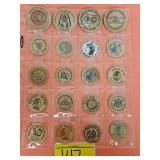 (20) WOODEN NICKELS (1964-2015)