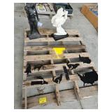 METAL CUTOUT Dï¿½COR, LEONARD ART BLACK PAINTED