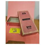 1963 BLOCKS AND CO, CHICAGO, IL $10 PENNY RED