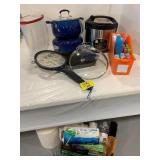 AROMA COOKER, PIONEER WOMAN PANS, CERAL HOLDER,