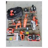 PALLET W/ BLACK & DECKER FIRESTORM TOOLS W/