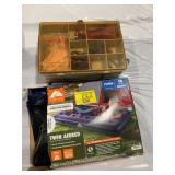 PLANO MAGNUM TACKLE BOX, OZARK TRAIL TWIN AIR