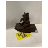 ANTIQUE CARVED WOOD GERMAN BEAR INK BLOTTER