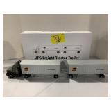 BOXED UPS FREIGHT TRACTOR & TRAILER