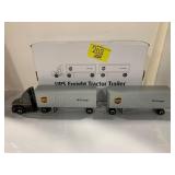 BOXED UPS FREIGHT TRACTOR & TRAILER