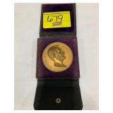 1865 LINCOLN MEDAL IN CASE