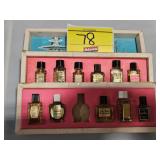PERFUMES DE FRANCE...MISSING 1 BOTTLE