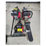 GROUP OF CRAFTSMAN CHAINSAWS - AS IS CONDITION